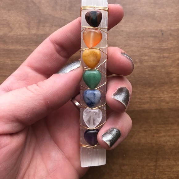 Other - Selenite Chakra Wand